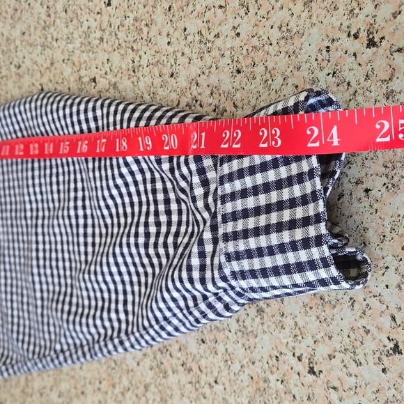 Abercrombie & Fitch "The Big Shirt: Hi-Low Hem Houndstooth pattern Men size L - Picture 6 of 12